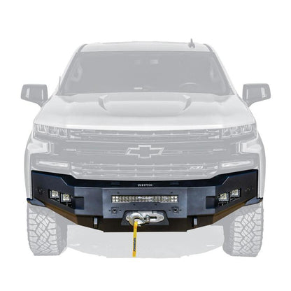 Westin 19-21 Chevrolet Silverado 1500 (Excl. Diesel & LD) Pro-Series Front Bumper - Textured Black 58-411215 58-411215 Photo - Mounted