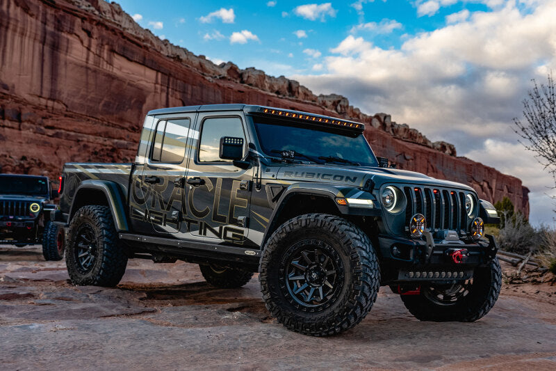 ORACLE Lighting Oracle Jeep Wrangler JL/Gladiator JT Integrated Windshield LED Light Bar System 5917-023 5917-023 Photo - lifestyle view