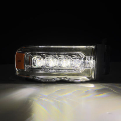 AlphaRex 02-05 Dodge Ram 1500 NOVA LED Proj Headlights Plank Style Chrome w/Activ Light/Seq Signal 880565 880565 User 3