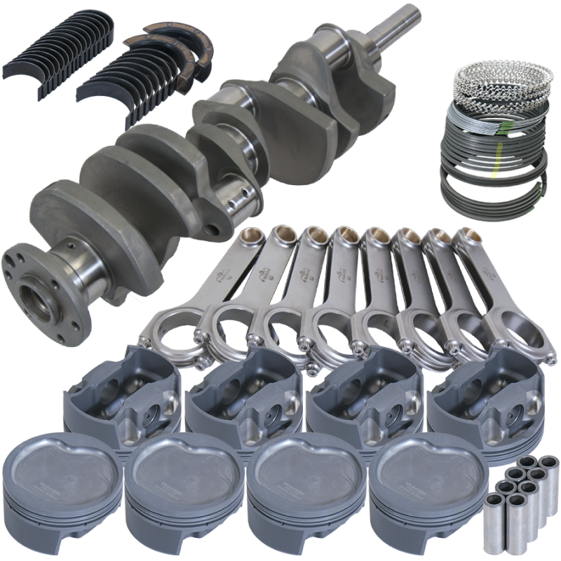 Eagle Ford Big Block Forged 4340 4.39in Bore 4.3in Stroke -38cc Inv Dome Pistons Rotating Assy 15010030 15010030 Photo - Primary
