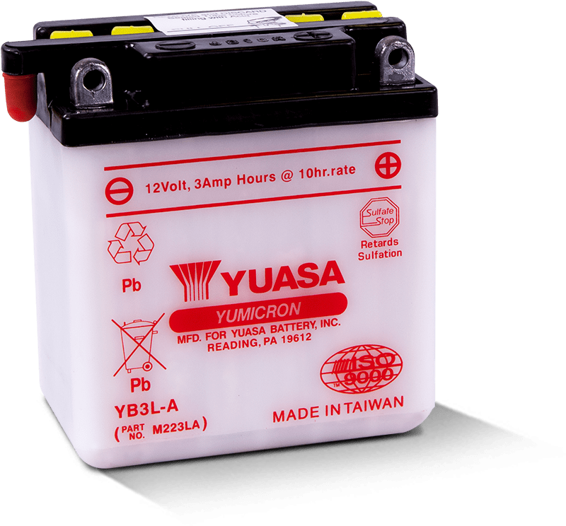 Yuasa Battery Yuasa YB3L-A Yumicron 12 Volt Battery YUAM223LA