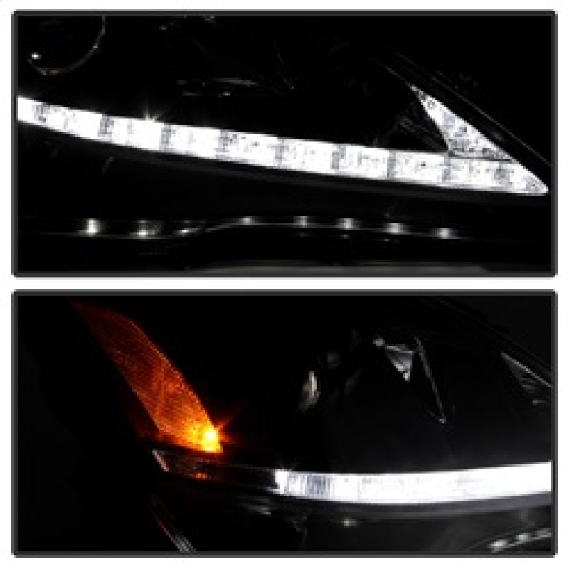 Spyder Lexus IS 250/350 2006-2010 Projector Headlights DRL Black PRO-YD-LIS06-DRL-BK 5080059 5080059 Photo - Unmounted