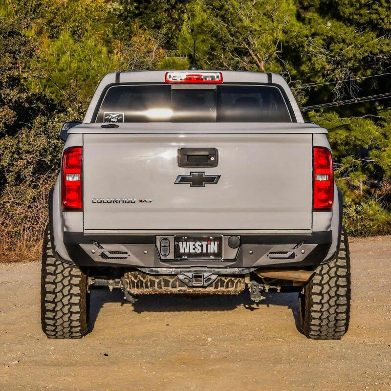 Westin 15-22 Chevrolet/GMC Colorado/Canyon Pro-Series Rear Bumper - Textured Black 58-421055 58-421055 Photo - Mounted