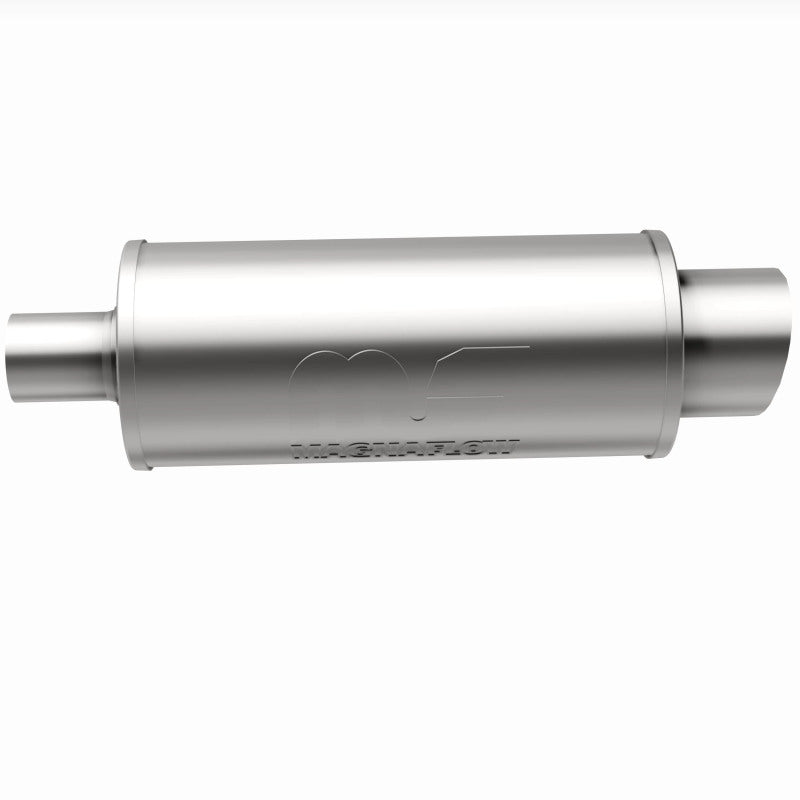 MagnaFlow 6" Round Center/Center Performance Muffler With Tip 14821 360 Degree Image Set