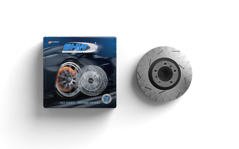 SHW Performance SHW 05-11 Mercedes-Benz G55 AMG 5.5L Rear Slotted Monobloc Brake Rotor TRX30014 TRX30014 Photo - Primary