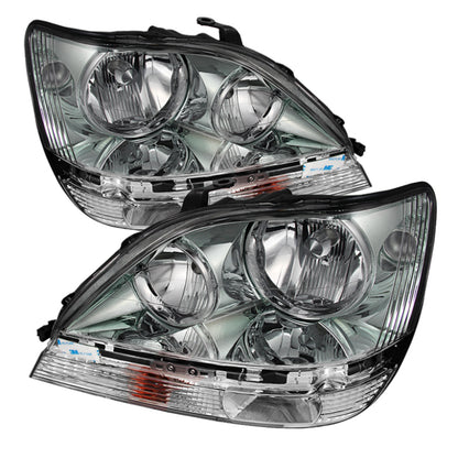 SPYDER Xtune Lexus Rx300 99-03 Halogen Only (Bulbs Not Included) OEM Style Headlights Chrome PRO-JH-LRX99-C 9028250 9028250 Photo - Primary