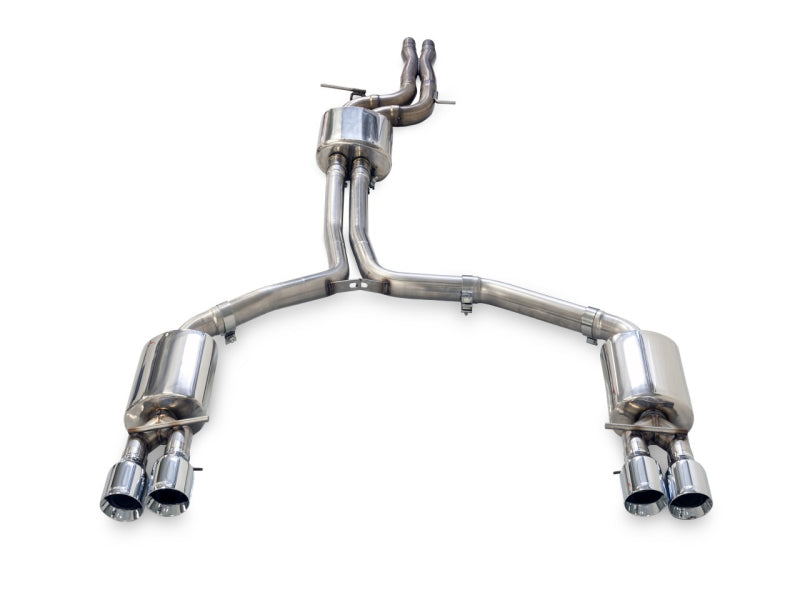 AWE Tuning Audi C7 A7 3.0T Touring Edition Exhaust - Quad Outlet Chrome Silver Tips 3015-42074 3015-42074 Photo - Primary