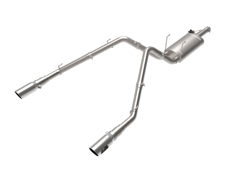 aFe 09-18 Ram 1500 V8 5.7L Hemi Gemini XV 3in 304 SS Cat-Back Exhaust w/ Polished Tips 49-32083-P 49-32083-P Photo - Primary