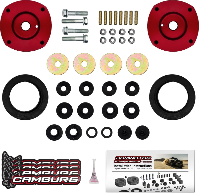 Camburg 22-24 Toyota Tundra 2wd /4wd Dominator Preload Spacer Kit CAM-310203 CAM-310203 Photo - out of package