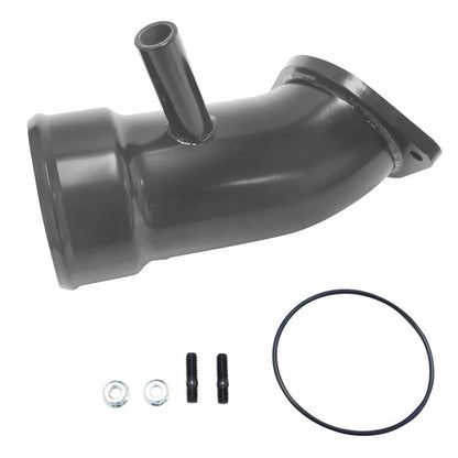 Wehrli 17-19 Chevrolet 6.6L L5P Duramax 3.5in Intake Horn w/PCV Port - Bengal Silver WCF100721-BS WCF100721-BS User 1