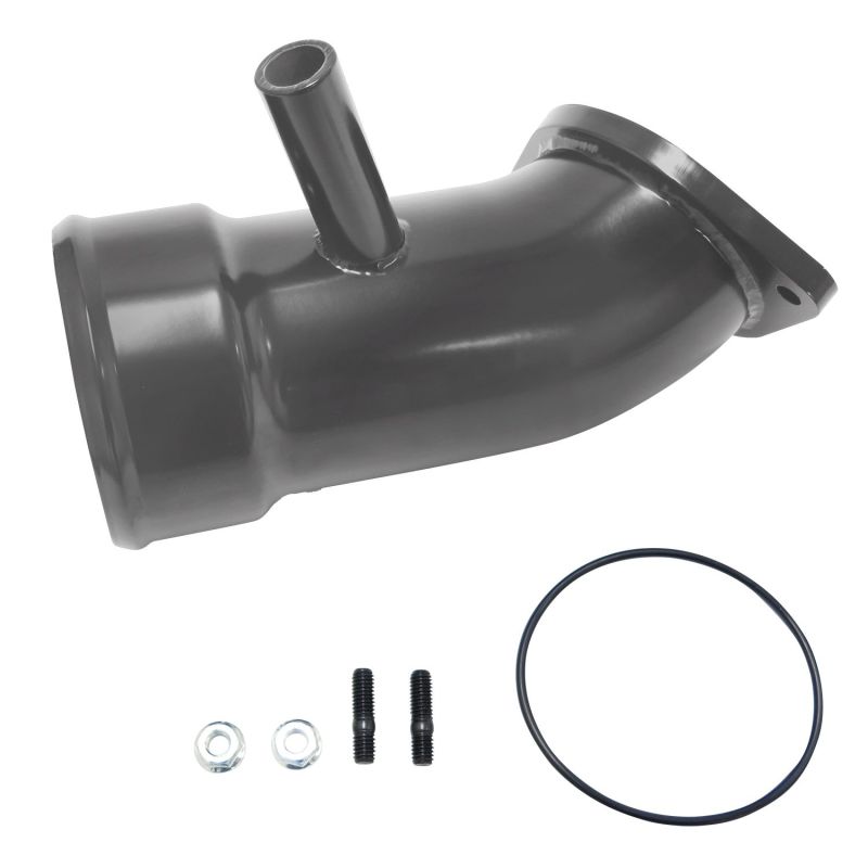 Wehrli 17-19 Chevrolet 6.6L L5P Duramax 3.5in Intake Horn w/PCV Port - Bengal Silver WCF100721-BS WCF100721-BS User 1