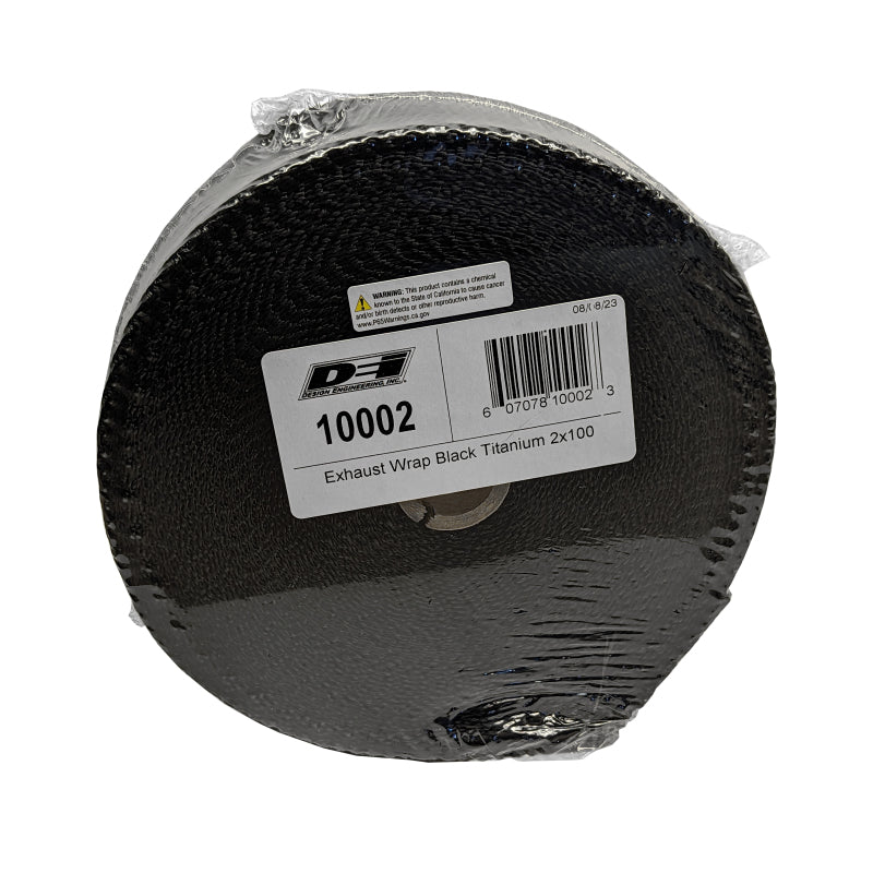 DEI Black Titanium Exhaust Wrap; 2in x 100ft 10002 Photo - Unmounted
