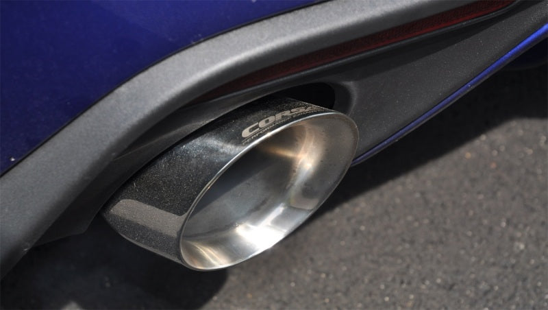 Corsa Performance 15-16 Ford Mustang EcoBoost 2.3T Sport 3in Cat-Back Dual Rear 14343 Photo - Mounted