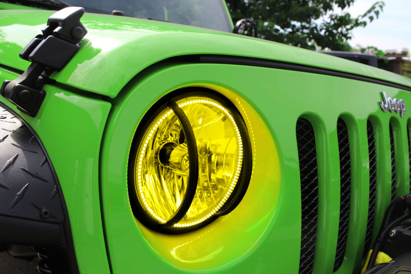 ORACLE Lighting Oracle 07-16 Jeep Wrangler JK SMD HL - ColorSHIFT w/ BC1 Controller 7079-335 7079-335 Photo - lifestyle view