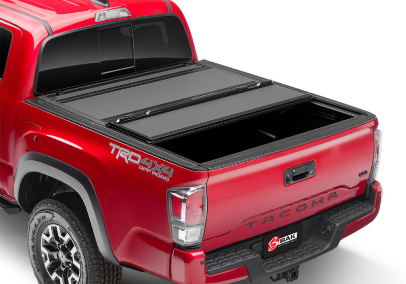BAK 2024 Toyota Tacoma 5ft Bed BAKFlip MX4 Bed Cover 448446 448446 Photo - Mounted