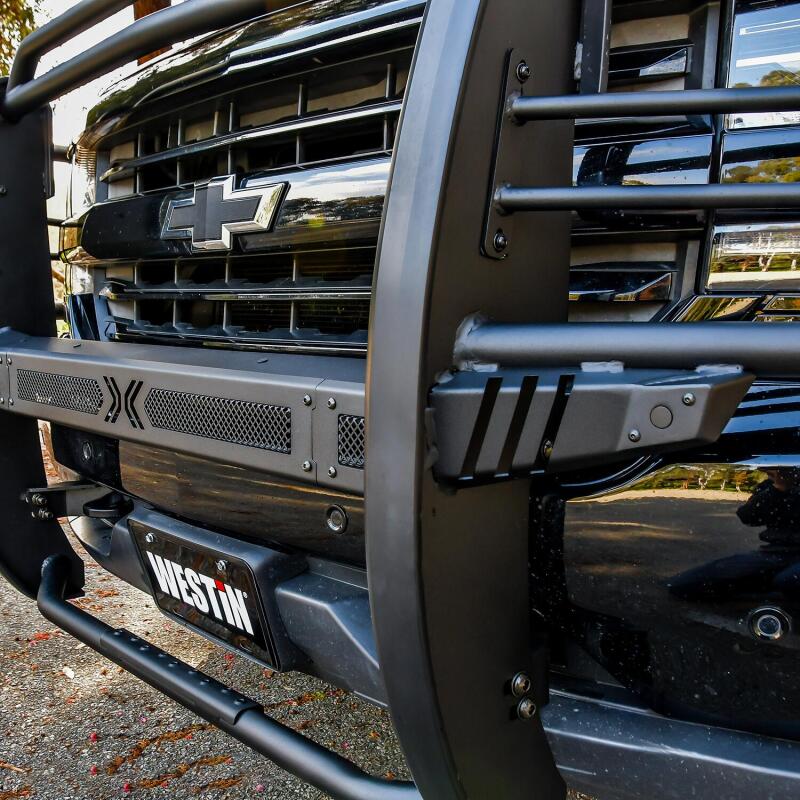 Westin 16-18 Chevy Silverado 1500 Sportsman X Grille Guard - Textured Black 40-33875 40-33875 Photo - Mounted