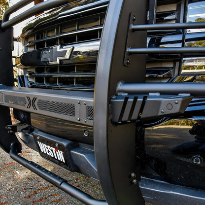 Westin 16-18 Chevy Silverado 1500 Sportsman X Grille Guard - Textured Black 40-33875 40-33875 Photo - Mounted