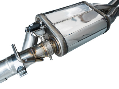 AWE Tuning 22-24 Ford Bronco Raptor 4WD Dual BashGuards Cat-Back SwitchPath Exhaust (No Tips) 3025-31327 3025-31327 Photo - out of package