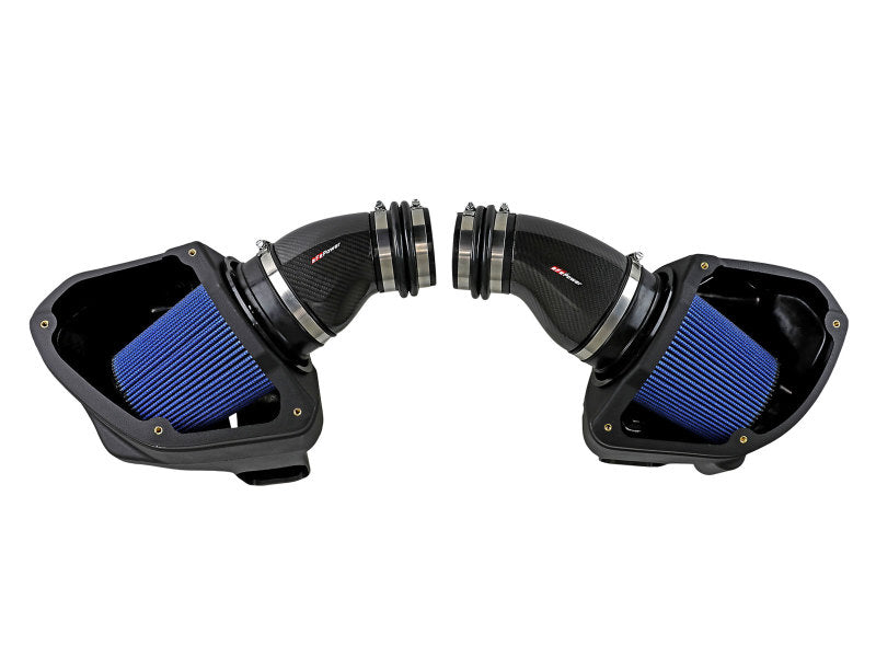 aFe Momentum Black Series Carbon Fiber Pro 5R Air Intake System BMW M5 (F90) 18-19 58-10005R 58-10005R Photo - Unmounted