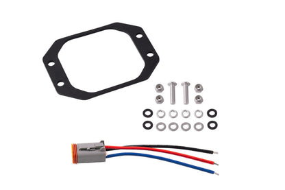 Diode Dynamics SS3 Backlit Flush Mounting Kit ((Single)) DD7189S DD7189S Photo - Primary
