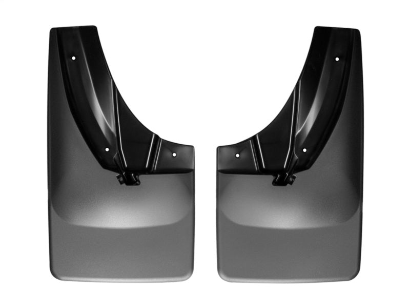 WeatherTech 14+ Dodge Ram 2500 / 3500 No Drill Mudflaps - Black 110045 Photo - Primary