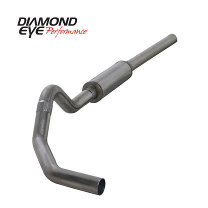 Diamond Eye Performance Diamond Eye KIT 4in CB MFLR RPLCMENT PIPE SGL SS: 2004.5-2007.5 DODGE CUMMINS 600 K4234S-RP K4234S-RP Photo - Unmounted