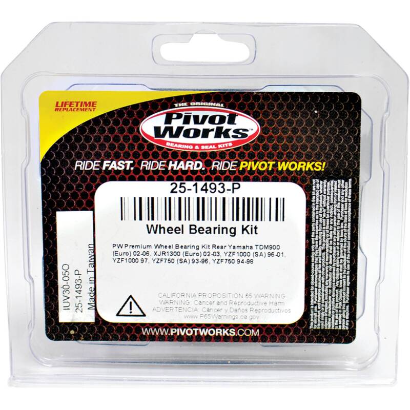 Pivot Works Yamaha Wheel Bearing Kit Premium Bearings 25-1493-P 25-1493-P Photo - Primary
