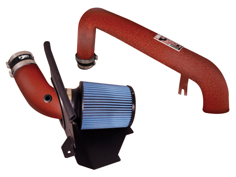Injen 15-18 Ford Focus ST 2.0L (t) 4cyl Wrinkle Red Short Ram Intake w/ MR Tech & Heat Shield SP9002WR SP9002WR Photo - Primary