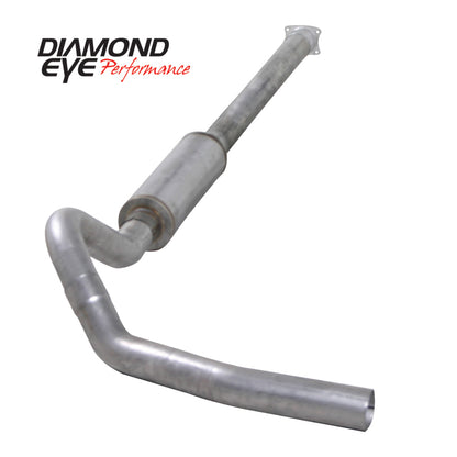Diamond Eye Performance Diamond Eye KIT 4in CB SGL MFLR RPLCMENT PIPE SS 01-05 CHEVY/GMC 6.6L 2500/3500 K4110S-RP K4110S-RP Photo - Unmounted