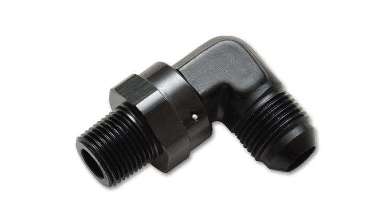 Vibrant -8AN to 1/2in NPT Male Swivel 90 Degree Adapter Fitting 11358 Photo - Primary