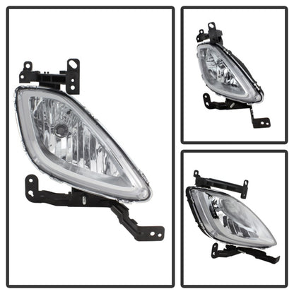 Spyder Hyundai Elantra 2011-2013 OE Style Fog Lights W/Switch Clear FL-HYE2011-C 5079909 5079909 Photo - Unmounted