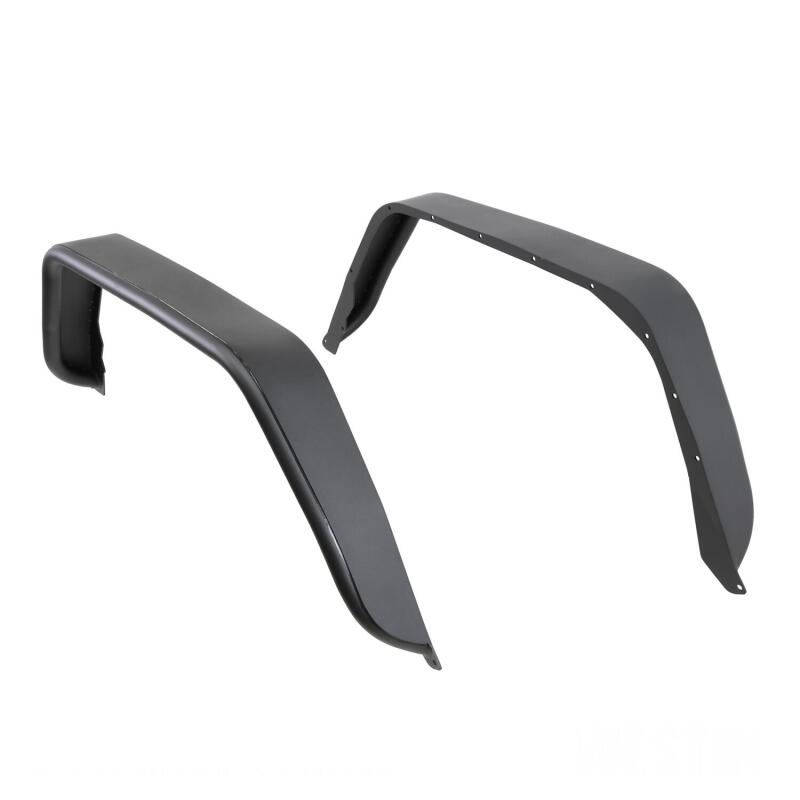 Westin 2020 Jeep Gladiator Tube Fenders - Rear - Textured Black 62-1065 62-1065 Photo - Unmounted
