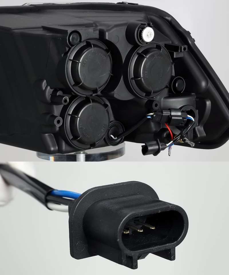 AlphaRex 09-18 Dodge Ram 1500 PRO-Series Projector Headlights Plank Style Alpha Blk w/Seq Signal/DRL 880542 880542 User 1