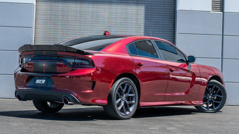 Borla 19-23 Dodge Charger GT 3.6L V6 RWD ATAK Catback Exhaust - Polished Tips 140918 140918 Photo - Mounted