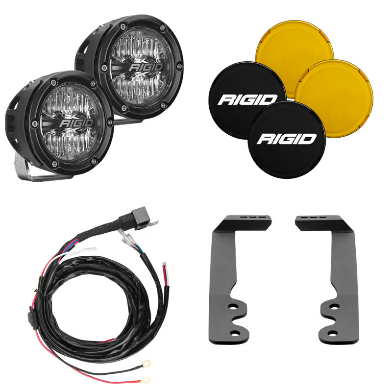 Rigid Industries RIG Bar Mount - A-Pillar Lights Light Mounts main image