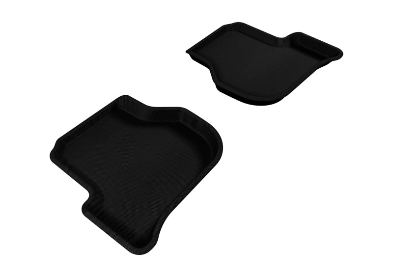 3D MAXpider 2005-2010 Volkswagen Jetta/Golf Kagu 2nd Row Floormats - Black L1VW00821509 L1VW00821509 Photo - Primary