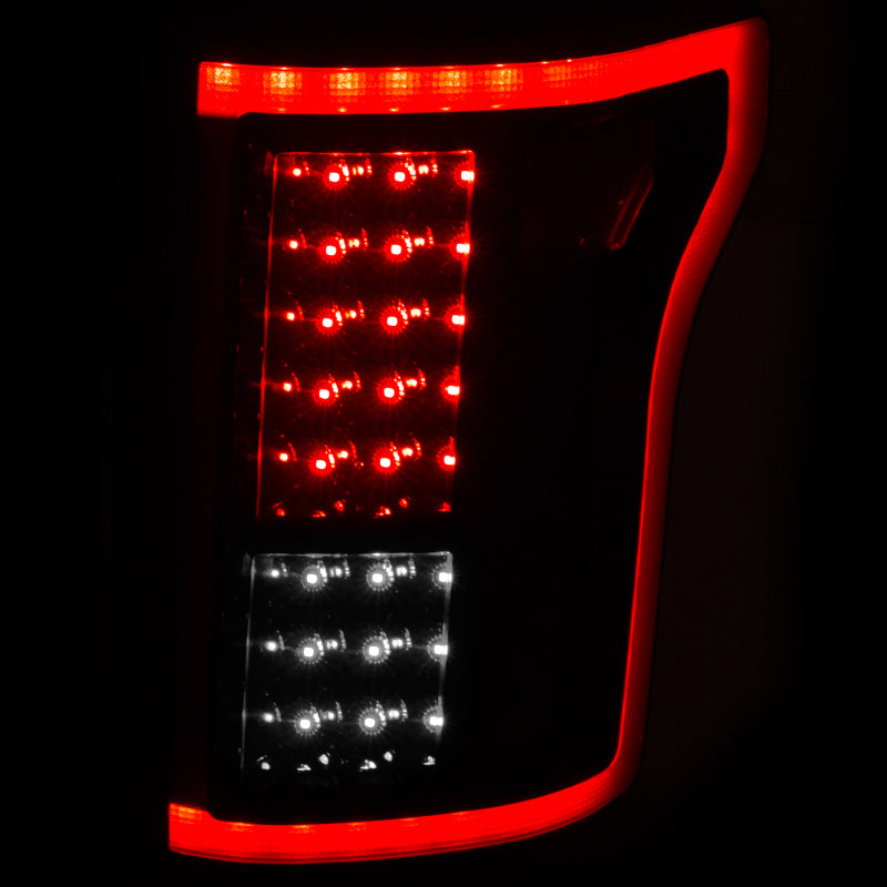 Anzo 2015-2016 Ford F-150 LED Taillights Black 311261 Photo - Mounted