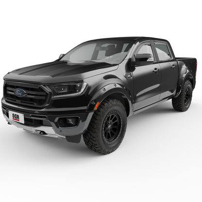 EGR 19-22 Ford Ranger Painted To Code Shadow Traditional Bolt-On Look Fender Flares Black Set Of 4 793554-G1 793554-G1 Photo - Primary