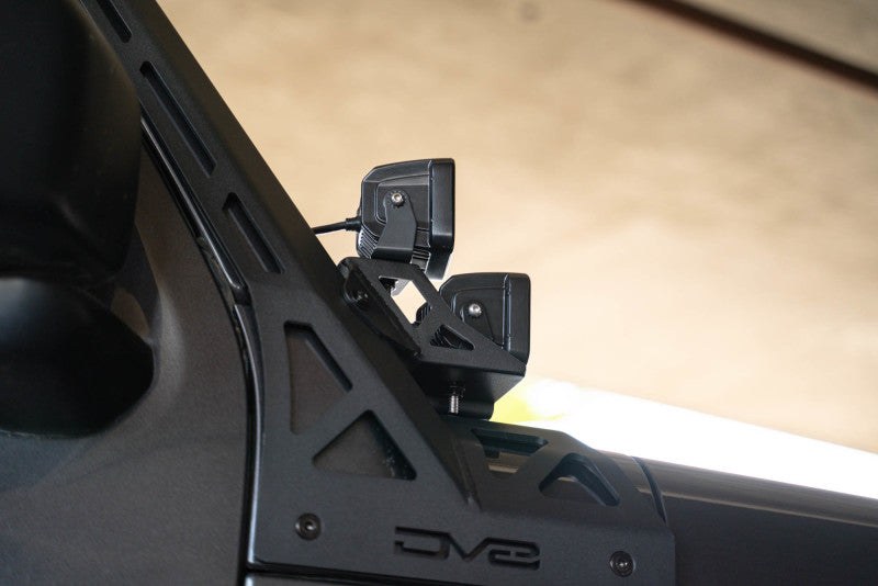 DV8 Offroad 2018+ Jeep Wrangler JLO A Pillar Dual Light Pod Mounts LBJL-11 LBJL-11 Photo - Unmounted