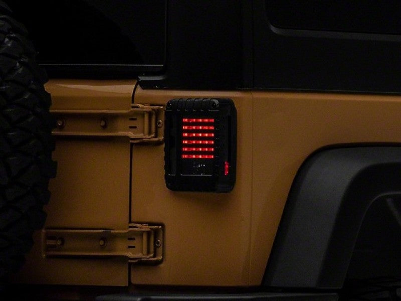 Raxiom 07-18 Jeep Wrangler JK LED Tail Lights- Black Housing (Smoked Lens) J115435 J115435 User 1