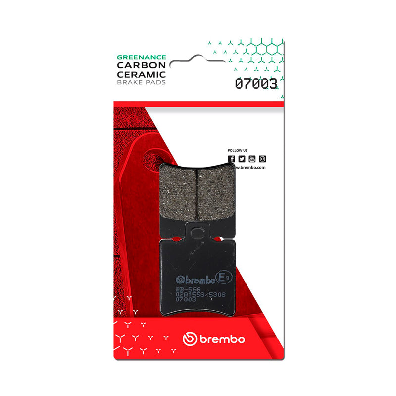 Brembo OE Piaggio Storm/Piaggio Tph/Piaggio Zip/Piaggio Typhoon Carbon Ceramic Brake Pad - Front 07003 07003 User 1