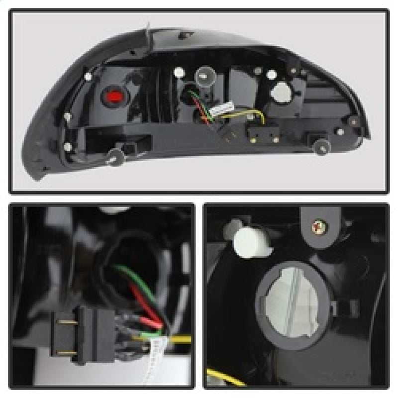 Spyder Pontiac Grand Prix 97-03 LED Tail Lights Black ALT-YD-PGP97-LED-BK 5007148 5007148 Photo - Unmounted