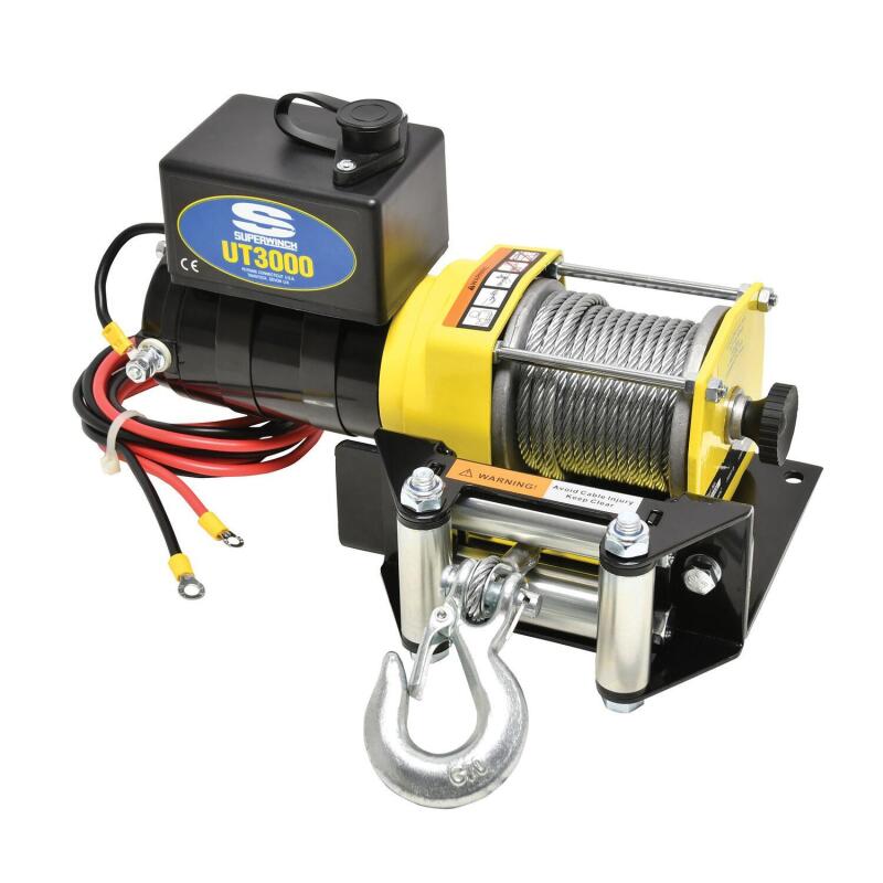Superwinch 3000 LBS 12 VDC 3/16in x 40ft Steel Rope UT3000 Winch 1331200 1331200 Photo - out of package