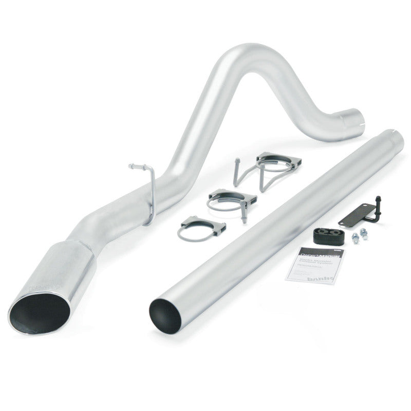 Banks Power 08-10 Ford 6.4L ECSB/CCSB (SWB) Monster Exhaust System - SS Single Exhaust w/ Chrome Tip 49780 49780 Photo - Primary