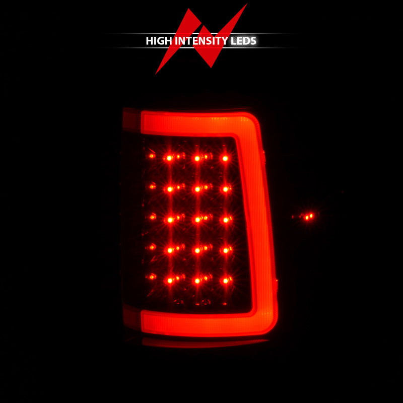 ANZO 2004-2006 Ford F-150 LED Tail Lights w/ Light Bar Black Housing Clear Lens 311342 311342 Photo - Unmounted