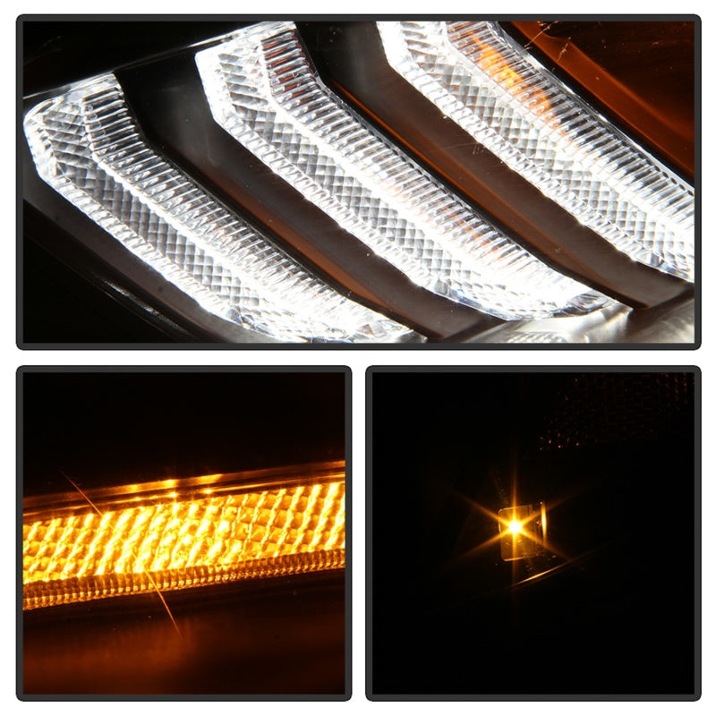 Spyder 15-18 Ford Focus Projector Headlights - Seq Turn Light Bar - Black PRO-YD-FF15-LBSEQ-BK 5086105 5086105 Photo - Unmounted