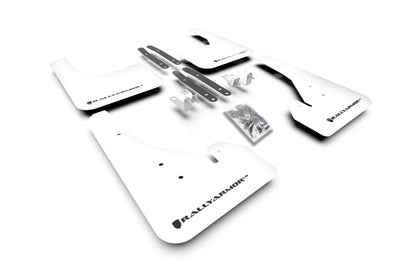 Rally Armor 18-22 Toyota Corolla Hatchback White UR Mud Flap Black Logo MF67-UR-WH/BLK MF67-UR-WH/BLK Photo - Primary