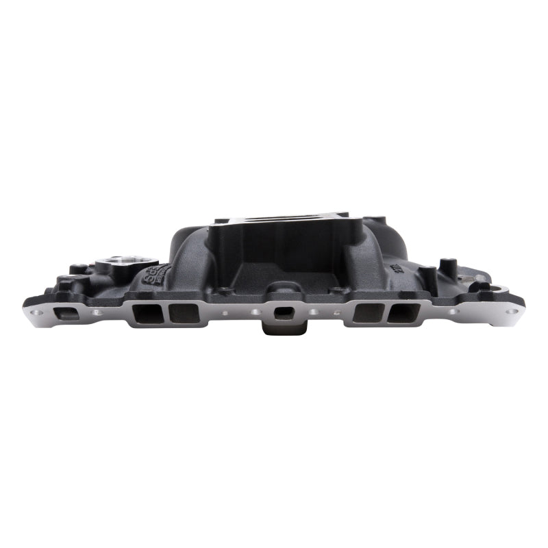 Edelbrock Intake Manifold Performer EPS SBC w/Oil Fill Tube & Breather Black 27033 Photo - out of package