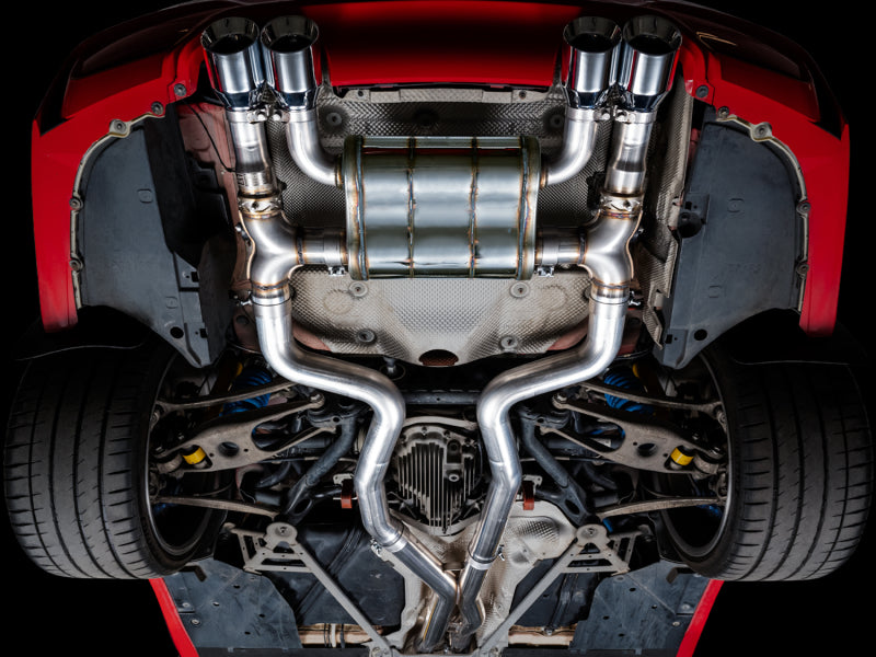 AWE Tuning BMW F8X M3/M4 SwitchPath Catback Exhaust - Chrome Silver Tips 3025-42070 3025-42070 Photo - Mounted