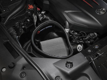 aFe 20-21 BMW Z4 M40i (G29) L6-3L (t) B58 Track Series Carbon Fiber Intake System w/Pro DRY S Filter 57-10017D 57-10017D Photo - Mounted